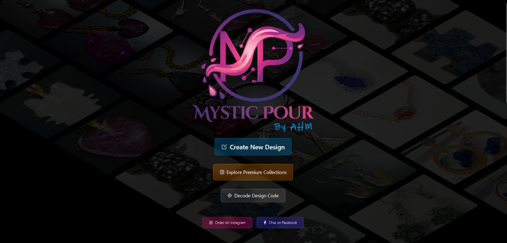 Mystic Pour Website